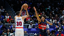 NBA简报:勇士125-112力克奇才迎4连胜 库里复出24+6 希尔德20分 普尔24分4帽
