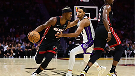 NBA简报:国王111-110险胜热火 小萨16+16+抛投补篮绝杀 巴特勒末节15分