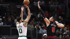 NBA简报:绿军138-129力克公牛 塔图姆35+14 普理查德末节19分&全场29分