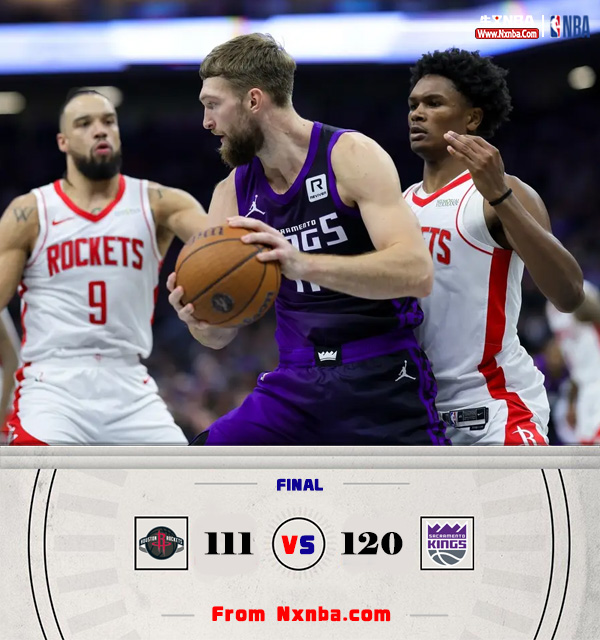 NBA简报:国王120-111战胜火箭 小萨27+7 格林28+7 乌度卡&申京遭逐