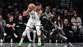 NBA简报:雄鹿118-113力克篮网 字母哥34+11 利拉德15+11&7失误 施罗德34+11