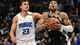 NBA简报:雄鹿114-109胜魔术杀入四强 字母哥37+7 利拉德关键5分