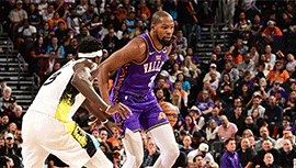 NBA简报:步行者120-111轻取太阳 西卡25+18 杜兰特37+10+6 布克伤退