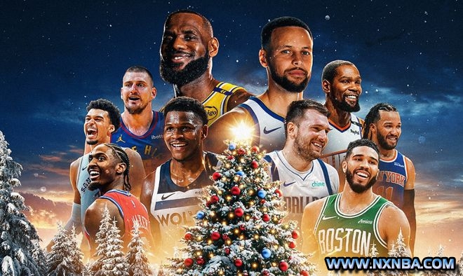 2024NBA圣诞大战前瞻：詹库争辉破纪录 文班华子开启梦幻首秀之旅