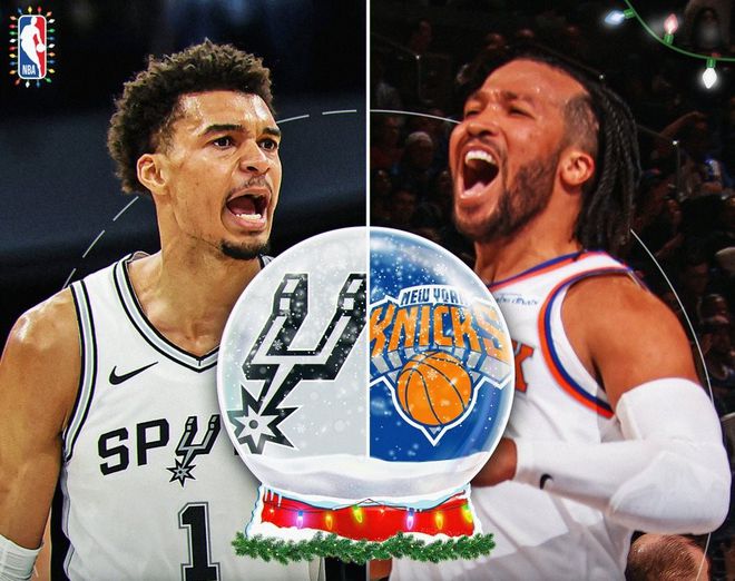 2024NBA圣诞大战前瞻：詹库争辉破纪录 文班华子开启梦幻首秀之旅