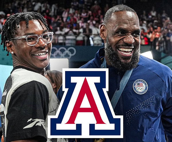 重磅！詹姆斯宣布小儿子布莱斯入读亚利桑那，68名NBA球员母校迎新星