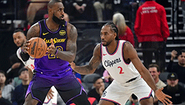 NBA简报:快船116-102轻取湖人 哈登21+12&里程碑 小卡19分 詹姆斯25+11