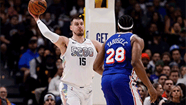 NBA简报:掘金144-109击溃76人 约基奇27+13+10 威少11+7+9