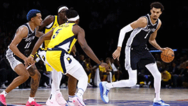 NBA简报:马刺110-140大胜步行者 文班30+11+6+5帽 瓦塞尔25分
