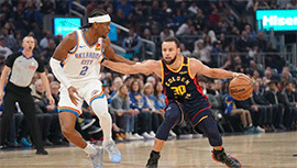 NBA简报：勇士116-109力克雷霆 库里21分&下半场17分 维金斯27分 亚历山大52分