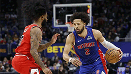 NBA简报:活塞127-119擒公牛 CC22+15 杜伦21+13 武切维奇20+10+10