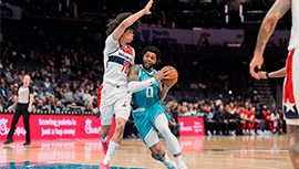 NBA简报:奇才124-114黄蜂 库利巴利26+5 小桥生涯首次三双