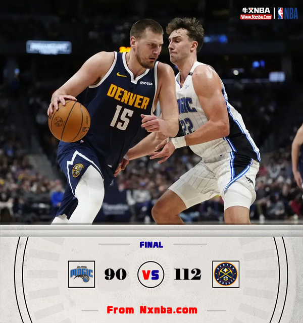 NBA简报:掘金112-90胜魔术 小波特30+7 约基奇三节三双 班凯罗18+8