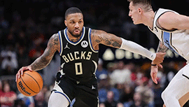 NBA简报:老鹰115-110擒雄鹿 吹杨24+7 库兹马首秀12+7 利拉德23+9+10