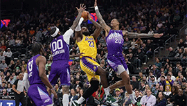 NBA简报:爵士复仇终结湖人 东契奇16+5失误 詹姆斯18+7 马卡32+5