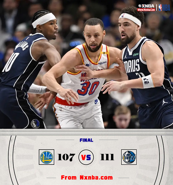 NBA简报:独行侠111-107战胜勇士 欧文制胜防守 库里23投25分 巴特勒21+9