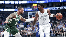 NBA简报:雄鹿132-117战胜独行侠 字母哥29+9+9 利拉德28+6+6 欧文31分