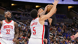 NBA简报:火箭116-108胜魔术 杰伦-格林26+7 申京22+12 班凯罗31+6