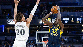 NBA简报:步行者135-131逆转独行侠 西卡29分 内姆哈德关键反超三分
