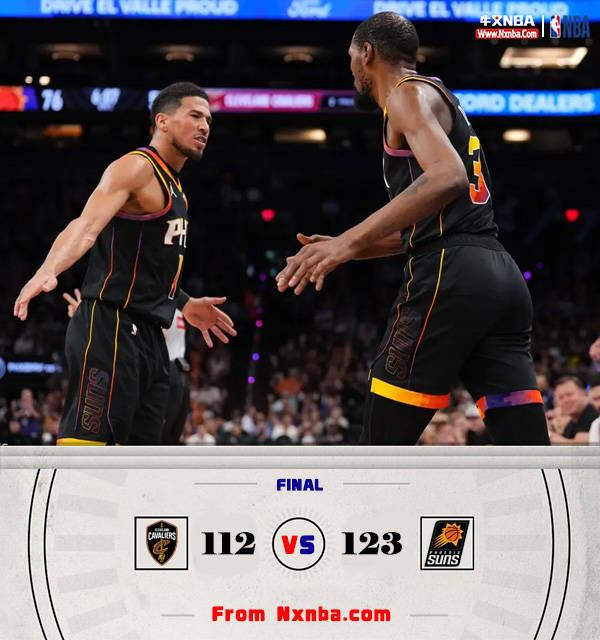 NBA简报:太阳123-112击败骑士 赛季最长连败！米切尔18中2 杜兰特42+6+80