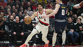 NBA简报:掘金109-128惜败开拓者 阿夫迪亚36+8+7 约基奇缺阵