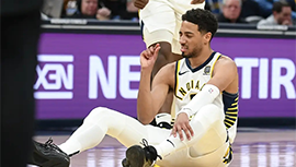 NBA简报:步行者108-103胜篮网 末节21-2差点被翻盘！西卡抛投收比赛