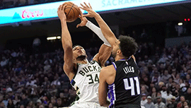 NBA简报:雄鹿114-108险胜国王 字母哥单节22+8扭转局势