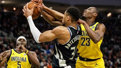 2025年04月28日 NBA季后赛首轮G4 步行者vs雄鹿 全场录像回放