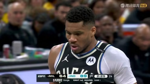 2025年04月23日 NBA季后赛东部首轮G2 雄鹿vs步行者 全场录像回放