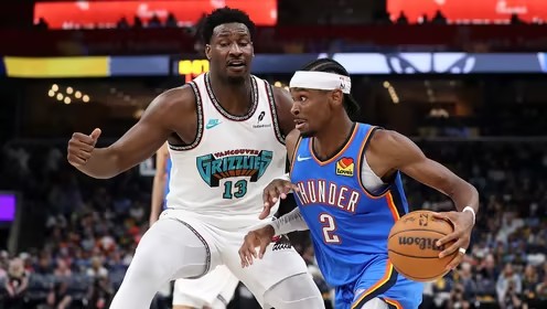 2025年04月25日 NBA季后赛西部首轮G3 雷霆vs灰熊 全场录像回放
