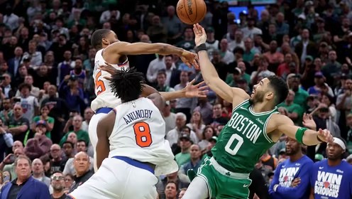 2025年05月08日 NBA季后赛东部半决赛G2 尼克斯vs凯尔特人 全场录像回放
