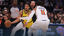 NBA简报:尼克斯111-94大胜步行者 布伦森32分 唐斯24+13